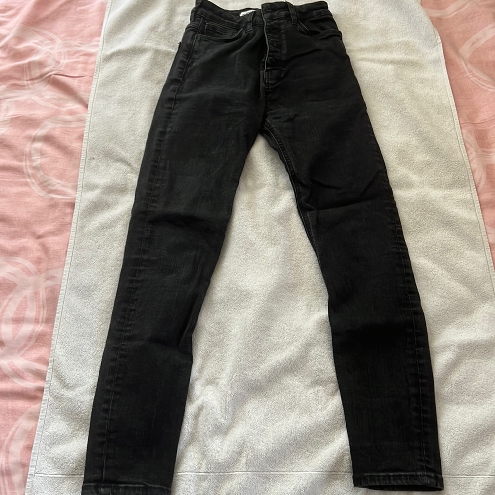 Zara Jeans Size 2 Faded Black
